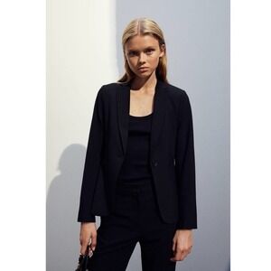 H&M Black Fitted Blazer